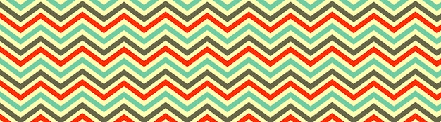 old retro vintage zig zag line seamless pattern background