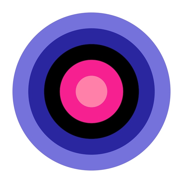 Omnisexual Pride Flag in shape LGBTQ flag