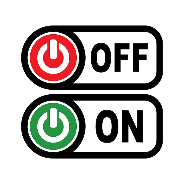 On off button symbol icon design vector illustration