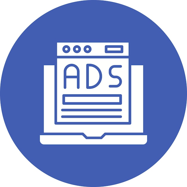 Online Ads Vector Illustration Style