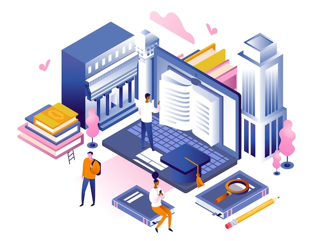 Online learning concept