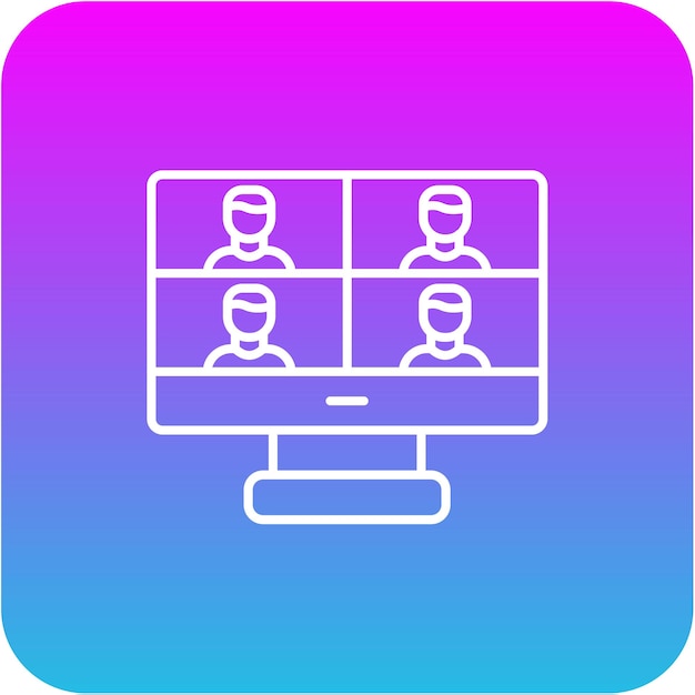 Online Meeting Icon