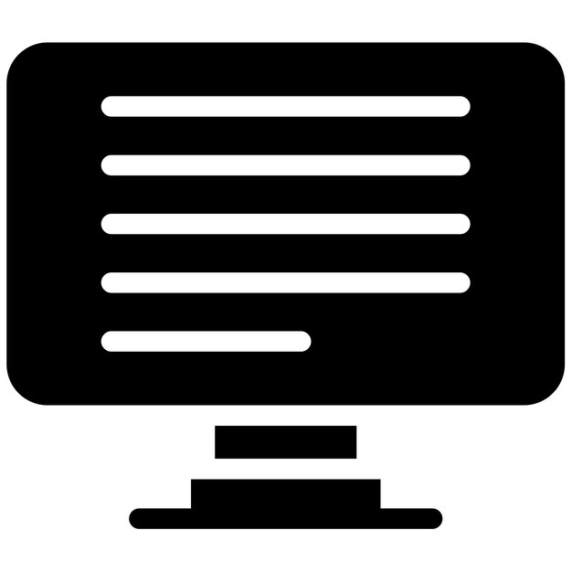 Online Reading Vector Illustration