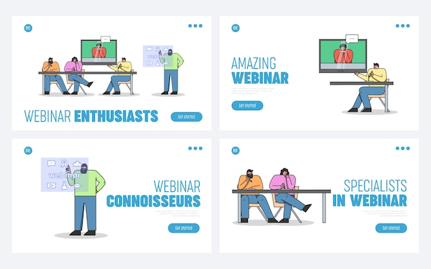 Online Remote Course Or Video Business Conference
