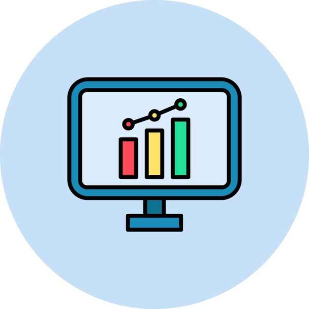 Online Stock Market icon vector image Can be used for Business