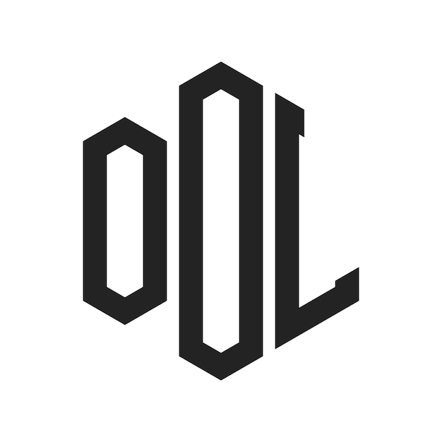 OOL Logo Design Initial Letter OOL Monogram Logo using Hexagon shape