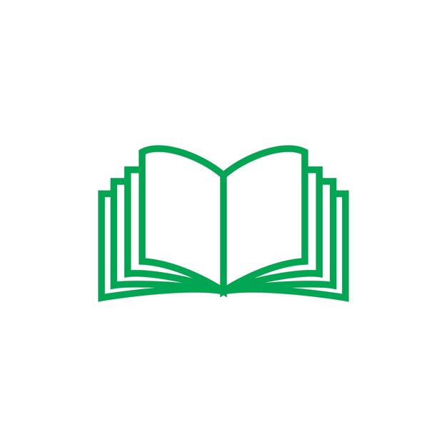 open book icon vector design templates
