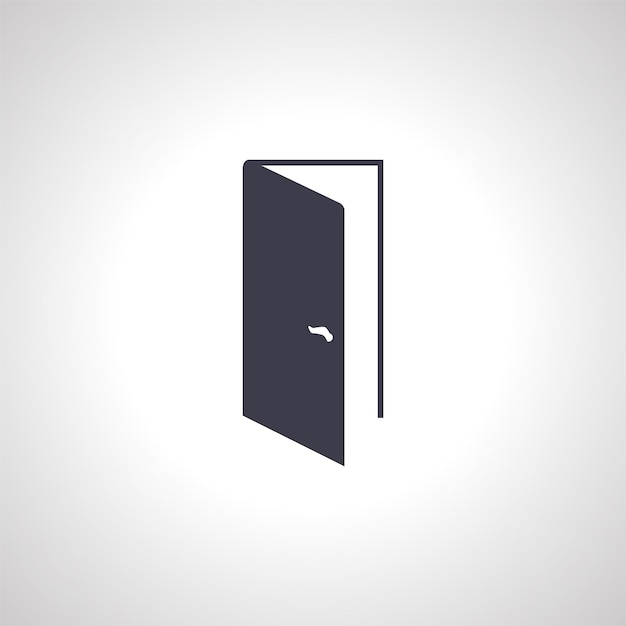 Open door icon door icon