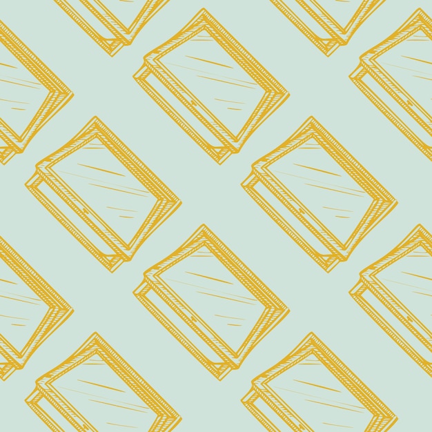 Opened window lean forward seamless pattern Retro element inside wall in hand drawn style