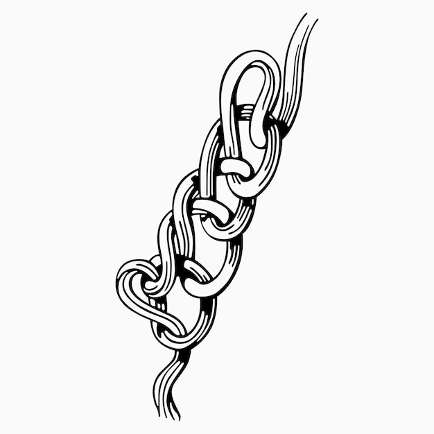 Openwork knitted loops