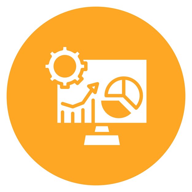 operations dashboard icon vector image can be used for operations management