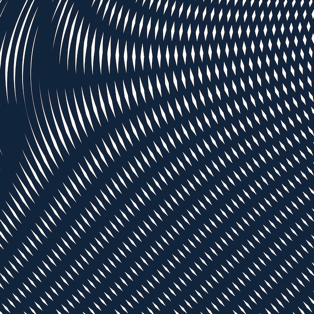 optical illusion, moire background, abstract lined monochrome vector tiling. unusual geometric pattern with visual effects.