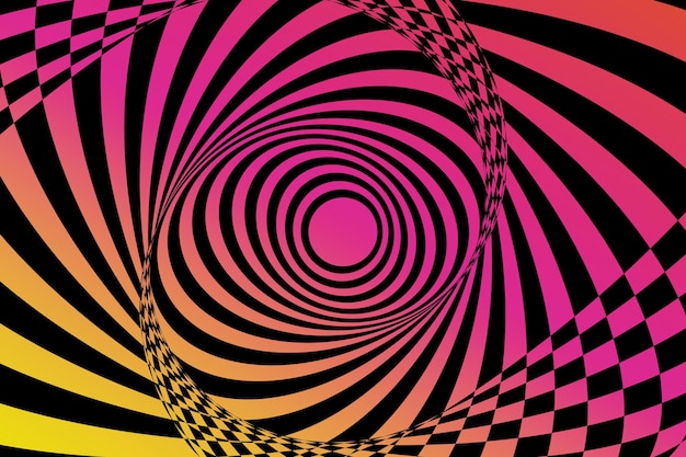 Optisk illusion tapet