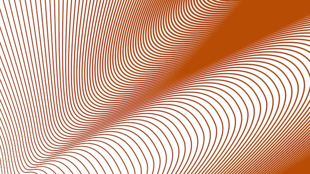 orange abstract background with blue curve line vector image