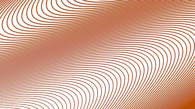orange abstract background with blue curve line vector image