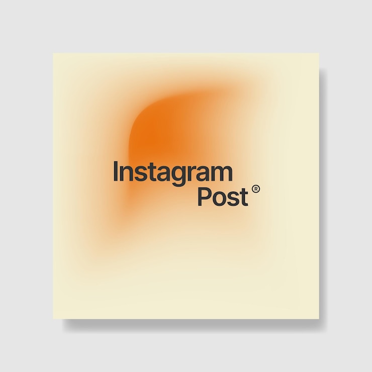 Vektör orange abstract blurred gradient mesh background