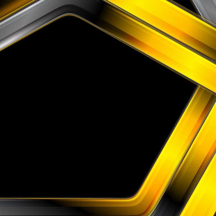 Vektor orange black glossy stripes abstract technology background