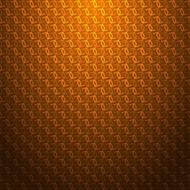 Orange geometric seamless pattern