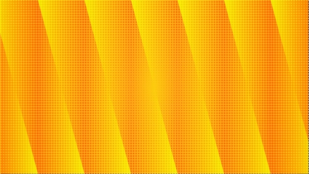 Orange gradient background banner with comic or cartoon style