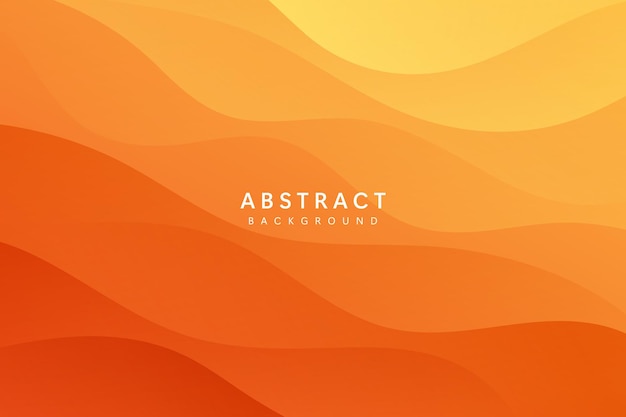 orange gradient color abstract background simple transparent wave vector concept