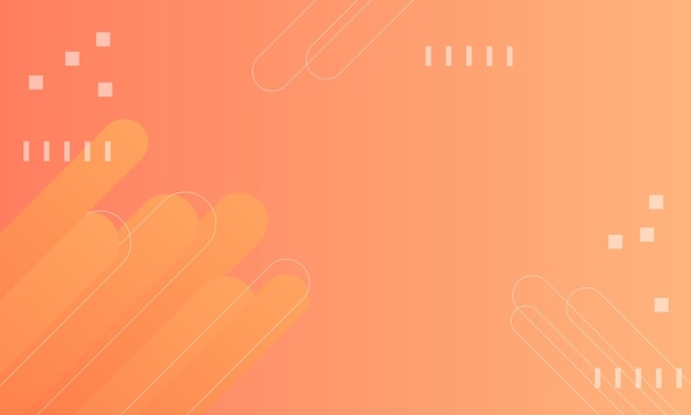 Orange gradient geometric background. Design for your business advert.
