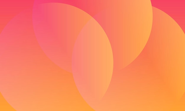 Orange gradient pink color circle abstract background Dynamic shapes overlay opacity composition