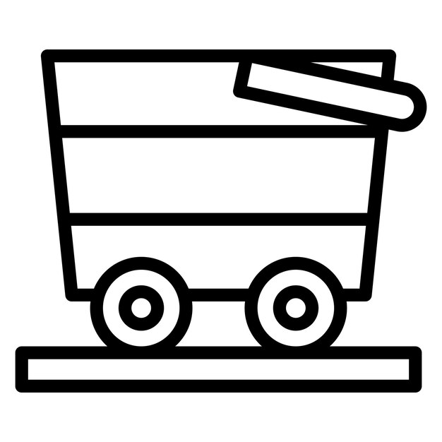 Ore Cart icon vector image Can be used for Mining And Crafting