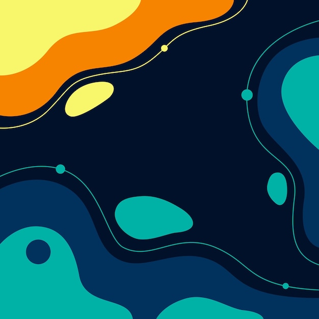 Organic Aesthetic Abstract Background Illustration