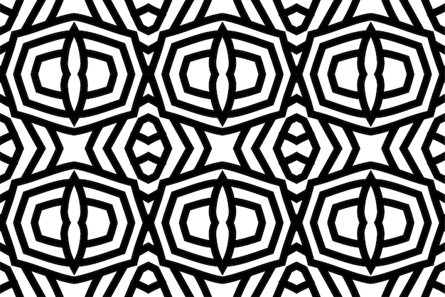 Ornament sømløst mønster. Geometrisk baggrund. Tekstiltryk, webdesign, abstrakt baggrund.
