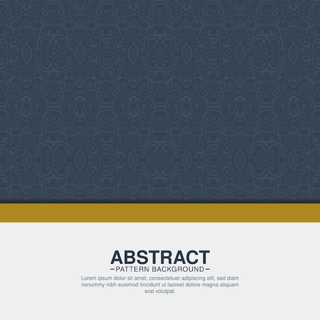 ornamental floral damask navy blue decorative repeating pattern background