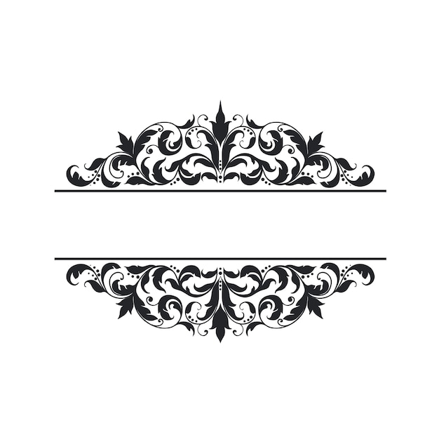 ornate frame scroll element