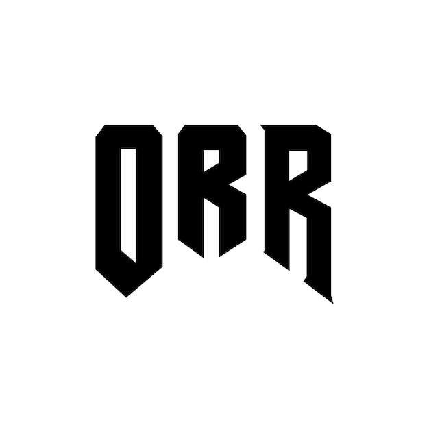 ORR letter logo design for technology company ORR logo design black and white color combination ORR logo ORR vector ORR design ORR icon ORR alphabet ORR typography logo design