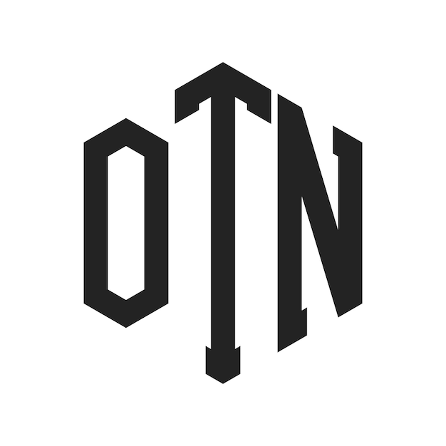 OTN Logo Design Initial Letter OTN Monogram Logo using Hexagon shape
