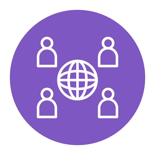 outsourcing icon vector image can be used for data science