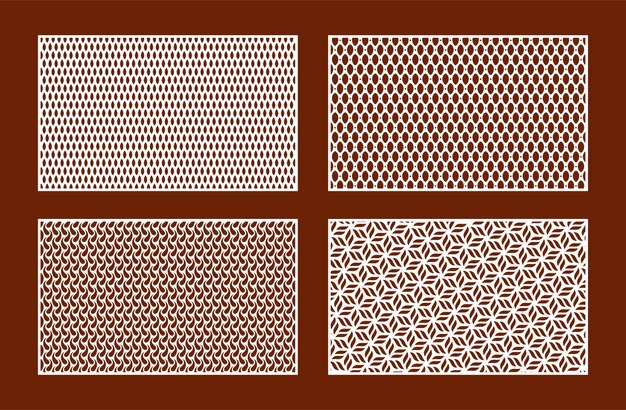 Oval Pattern Frames For Cnc Laser Cutting