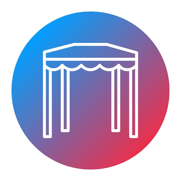 overhang icon vector image can be used for 3d printing