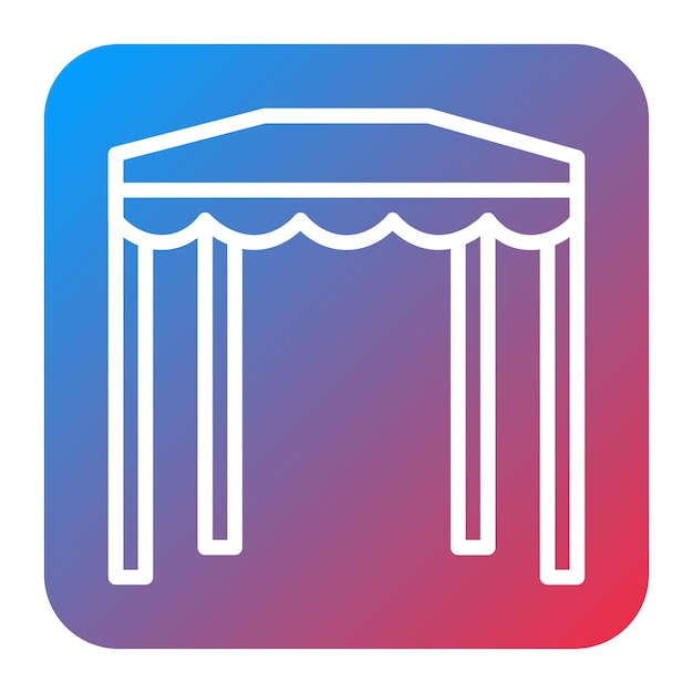 overhang icon vector image can be used for 3d printing