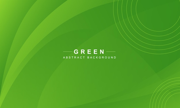 Overlapping abstract green background