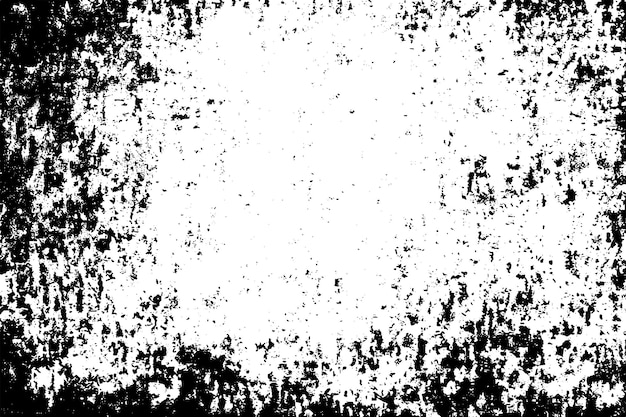 Overlay scratched design background Black and white grunge background with scratches and cracks