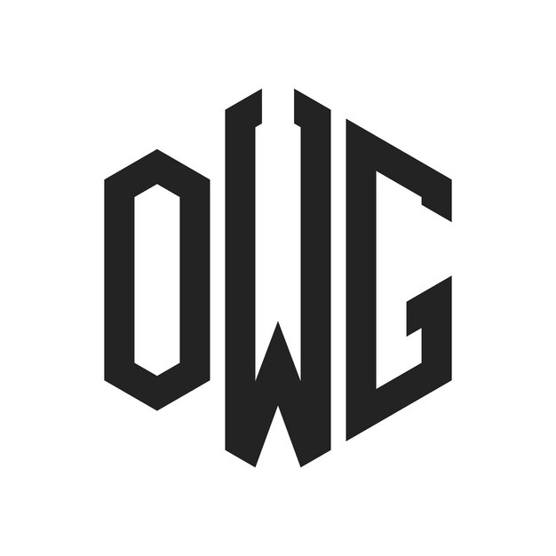 OWG Logo Design Initial Letter OWG Monogram Logo using Hexagon shape