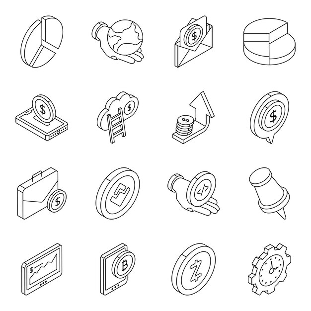 Pack of Business and Startup Linear icon
