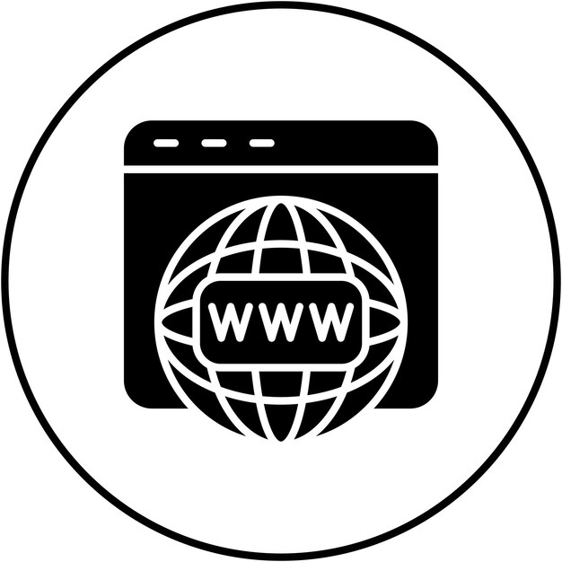 page address icon vector image can be used for web marketing