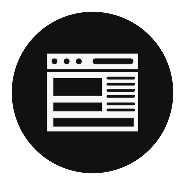 Page Layout Vector Illustration