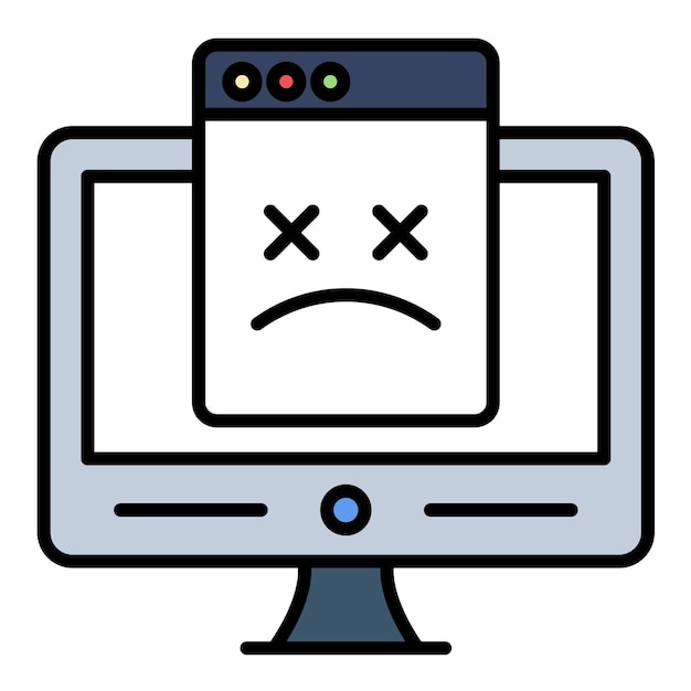 Page Not Found Flat Illustration