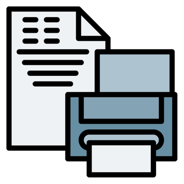 Page Setup icon vector image Can be used for Printing