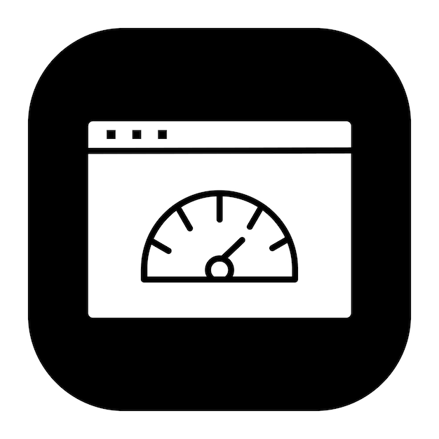 page speed vector illustration