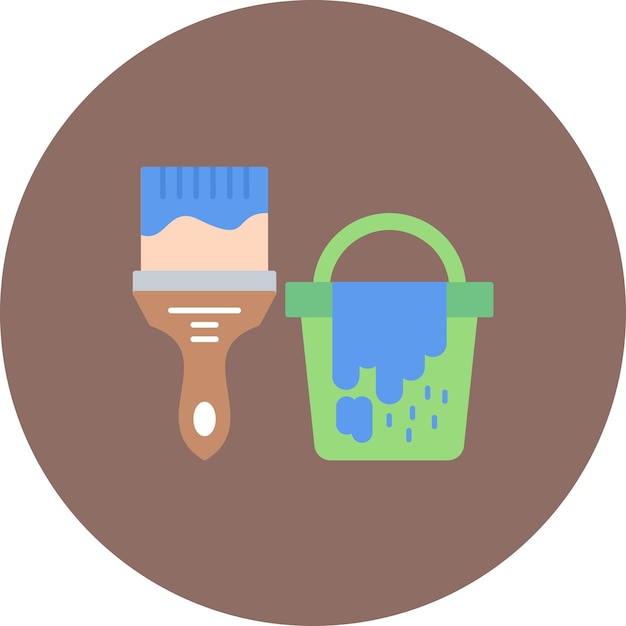 Paint Flat Illustration