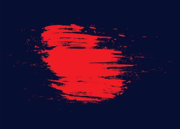 Paintbrush effect grunge brush stroke banner