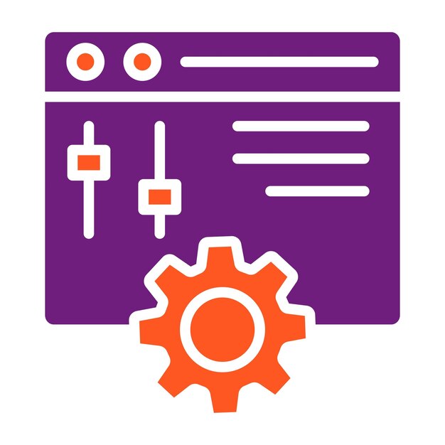 Panel Vector Icon Design Illustration