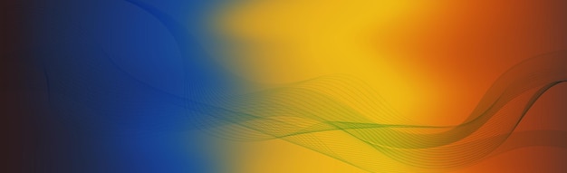 panoramic abstract web background colorful gradient vector